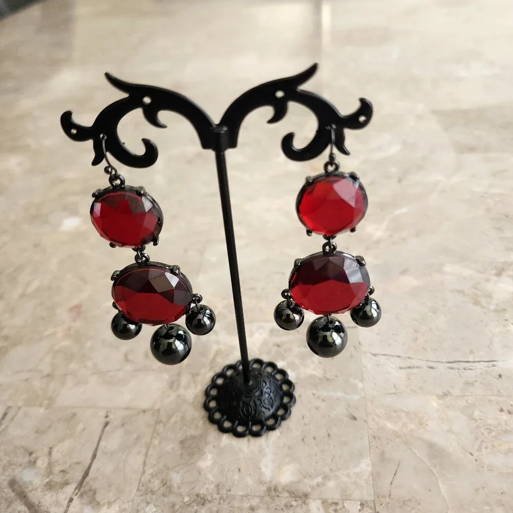 Stony Dangle Style Fashion Earrings